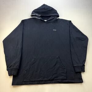 Madhappy Black Pullover Hoodie with Subtle Logo